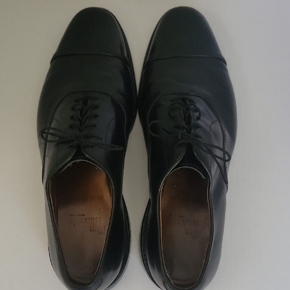 Allen Edmonds Black Park Avenue Oxford Dress Shoes. Size 10.